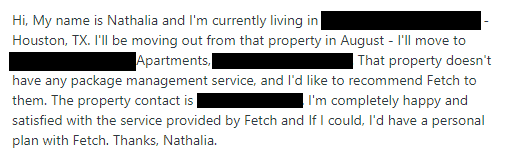 Fetch resident referral 